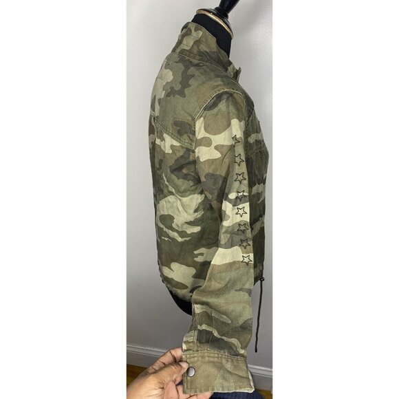 Rails Women's‎ Tennessee Jungle Camo Drawstring Waist Button Jacket SZ S - Picture 4 of 10